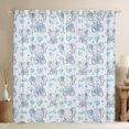 thumbnail image 1 of Homewish Cute Aniaml Elephant Black Out Curtains,Cartoon Loves Pattern Curtains Pack of 2 (42x63 Each),White Blue Bedroom Curtains For Kids,Breathable Home Decor, 1 of 6