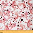 thumbnail image 1 of Homewish Cute Axolotl Animal Fabric by the Yard 1 Yard for Teen, Kawaii Cherry Blossoms Room Decor Fabric by the Yard, Cartoon Theme Sewing Fabric, Breathable Home Decor, 1 of 6