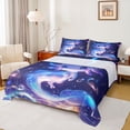 thumbnail image 1 of Homewish Cute Axolotl Bed Sheets,Watercolor Ocean Animal King Sheets,Blue Purple Sheet Set For Girls,Ultra Soft Home Decor,4pcs, 1 of 7