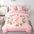 thumbnail image 1 of Homewish Cute Cartoon Axolotl Twin Bedding Sets 7-Piece, Dreamy Cherry Blossoms Bedding Comforter Set, Dreamy Princess Style Reversible Sheet Sets, Lightweight Room Decor, 1 of 7
