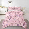 thumbnail image 1 of Homewish Cute Cartoon Floral Bedding Comforter Set,Girls Baseball Game Twin Comforter Sets,Sport Theme Bedding Set For Kids,Microfiber Bedroom Decor Reversible,2 Pieces, 1 of 9