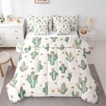 thumbnail image 1 of Homewish King 7-Piece Comforter Set - Pink White Stripe Bowknot Design, 1 of 8