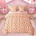 thumbnail image 1 of Homewish Cute Strawberry 7-Piece Twin Bedding Sets,Sweet Fruit Bedding Comforter Set,Orange Green Red Sheet Sets For Girls Kids,Super Cozy Room Decor Reversible, 1 of 8