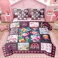 thumbnail image 1 of Homewish Cute Tropic Flamingo Twin Bedding Sets 7-Piece, Buffalo Plaid Bedding Comforter Set, Romantic Love Heart Reversible Sheet Sets, Luxury Bedroom Decor, 1 of 7