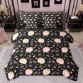 thumbnail image 1 of Homewish Cute Yummy Strawberry Twin Bedding Sets 7-Piece, Kawaii Cartoon Fruit Bedding Comforter Set, Flower Plant Botanical Reversible Sheet Sets, Luxury Bedroom Decor, 1 of 7
