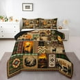 thumbnail image 1 of Homewish Deer Bear 2pcs Bedding Comforter Set for Boys Girls,Bohemian Aztec Twin Comforter Sets,Retro Vintage Breathable Bedding Set,Breathable Home Decor,Reversible, 1 of 8