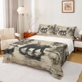 thumbnail image 1 of Homewish Deer Bear 4-Piece Full Size Sheets For Teens Boys Girls,Jungle Animal Bed Sheets,Lodge Cabin Lightweight Sheet Sets,Breathable Home Decor, 1 of 7