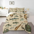 thumbnail image 1 of Homewish Deer Fish Bird 3 Pieces Queen Comforter Set For Female Men Adults,Hunting And Fishing Ultra Soft Bedding Sets,Animal Wildlife Bedding Comforter Set,Lightweight Room Decor,Reversible, 1 of 8