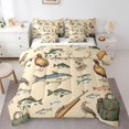 thumbnail image 1 of Homewish Deer Fish Bird 7-Piece Bedding Comforter Set For Female Men Adults,Hunting And Fishing King Bedding Sets,Animal Wildlife Ultra Soft Bed Sheets,Lightweight Room Decor,Reversible, 1 of 8