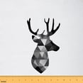 thumbnail image 1 of Homewish Deer Silhouette Fabric by the Yard 1 Yard,Wild Animal Home Decor Fabric by the Yard,White Gray Black Sewing Fabric For Boys Girls,Breathable Home Decor, 1 of 6