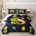 thumbnail image 1 of Homewish Dinosaur Quilt Full for Boys Girls, Dino Letter S Full Bedspread Sets, 1 of 7