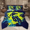 thumbnail image 1 of Homewish Dirt Bike Bedding Comforter Set 2pcs for Boys Girls,Extreme Sport Twin Comforter Sets Microfiber,Graffiti Splash Breathable Bedding Set,Ultra Soft Home Decor,Reversible, 1 of 8