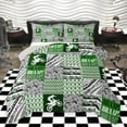 thumbnail image 1 of Homewish Dirt Bike Teens Bedding Comforter Set, Motorcycle Extreme Sports Twin Comforter Sets, Green Fashion Abstract Reversible Bedding Set, Super Cozy Room Decor, 2-Piece, 1 of 9