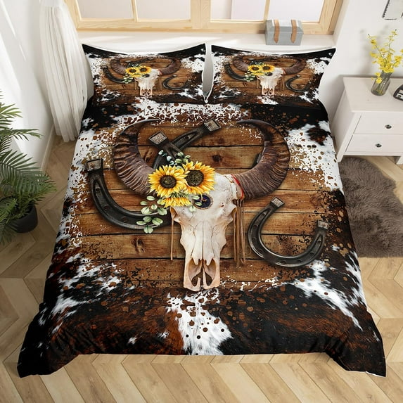 Homewish Dreamcher Duvet Cover Set Boho Mandala Bedding Set 3pcs for Girls Adults Purple Dream Catcher Comforter Cover Soft Polyester Bedspread Cover with 2 Pillowcases (No Comforter) King Size