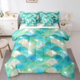 thumbnail image 1 of Homewish Dreamy Mermaid Tail 7-Piece King Bedding For Girls,Kids Princess King Bed in a Bag,Reversible, 1 of 8