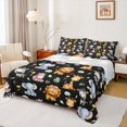 thumbnail image 1 of Homewish Elephant Giraffe Zebra 4pcs Bed Sheets for Boys Girls,Cartoon Jungle Animal King Sheets,Woodland Wildlife Super Cozy Sheet Set,Luxury Bedroom Decor, 1 of 7