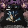 thumbnail image 1 of Homewish Fantasy Theme Full Size Comforter Sets,Cartoon Dragon Bedding Comforter Set,Black Blue Bedding Sets For Teens,Ultra Soft Home Decor Reversible,3pcs, 1 of 8