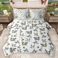 thumbnail image 1 of Homewish Farm Animal Duck 7pcs Bedding Comforter Set,Country Mallard Duck Queen Bedding Sets,Rustic Farmhouse Queen Sheet Sets For Boys Teens,Breathable Home Decor Reversible, 1 of 8