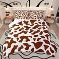 thumbnail image 1 of Homewish Farmhouse Cow Print Bedding Comforter Set 2pcs for Teens,Rustic Animal Cattle Twin Comforter Sets Microfiber,Abstract Geometric Breathable Bedding Set,Breathable Home Decor,Reversible, 1 of 8