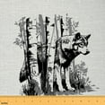thumbnail image 1 of Homewish Farmhouse Wolf Animal Fabric by the Yard 2 Yards for Adult, Rustic Wildlife Sewing Fabric, Teens Kids Adult Man Fabric for Sewing, Luxury Bedroom Decor, 1 of 6