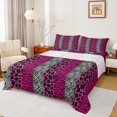 thumbnail image 1 of Homewish Fashion Cheetah Print Bed Sheets, Wildlife Leopard Lover King Sheets, Modern Art Pink Polkadots Sheet Set, Microfiber Bedroom Decor, 4-Piece, 1 of 7