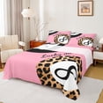 thumbnail image 1 of Homewish Fashion Cheetah Print Full Size Sheets, Cartoon Billiards Print Bed Sheets, Teens Kids Boys Girls Sheet Sets, Ultra Soft Bedroom Decor, 4pcs, 1 of 7