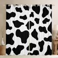 thumbnail image 1 of Homewish Fashion Cow Print Curtains Pack of 2 (42x84 Each), White Black Polkadots Curtains Blackout, Teens Kids Boys Girls Bedroom Curtains, Curtains Blackout Home Decor, 1 of 6