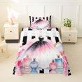 thumbnail image 1 of Homewish Fashion Perfume Floral Twin Sheets,Dreamy Bowknot Bedding,3 Pieces,1 Fitted Sheet and 1 Pillowcase, 1 of 6