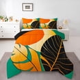 thumbnail image 1 of Homewish Female Men Retro Tree Leaves Full Size Comforter Sets 3-Piece,Abstract Botanical Plants Bedding Comforter Set,Vintage Aesthetic Lightweight Bedding Sets,Ultra Soft Home Decor,Reversible, 1 of 8