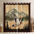 thumbnail image 1 of Homewish Female Men Women Mallard Duck Black Out Curtains,Jungle Animal Curtains Pack of 2 (42x63 Each),Vintage Cabin Bedroom Curtains,Breathable Home Decor, 1 of 6