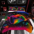 thumbnail image 1 of Homewish Female Men Women Video Game Bedding Comforter Set 2pcs,Ombre Gamer Twin Comforter Sets Microfiber,Abstract Gradient Gamepads Breathable Bedding Set,Ultra Soft Home Decor,Reversible, 1 of 8