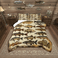 thumbnail image 1 of Homewish Fishing Theme Bedding Comforter Set 2pcs for Female Men Adults,Big Bass Fish Twin Comforter Sets Microfiber,Retro Vintage Breathable Bedding Set,Ultra Soft Home Decor,Reversible, 1 of 9
