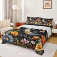 thumbnail image 1 of Homewish Floral Butterflies 4-Piece Full Size Sheets For Female Men Adults,Stars Sky Moon Bed Sheets,Chic Flowers Lightweight Sheet Sets,Ultra Soft Home Decor, 1 of 7