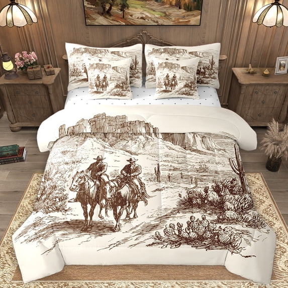 Homewish Floral Butterflies Bedding Comforter Set 7pcs for Kids Children Teens,Spring Garden Queen Bedding Sets Super Cozy,Chic Flowers Queen Sheet Sets,Lightweight Room Decor,Reversible