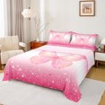 thumbnail image 1 of Homewish Flying Butterfly 4pcs Bed Sheets For Children Teens Female,Stars Bling Glitter King Sheets,Gradient Ombre Pink Super Cozy Sheet Set,Microfiber Bedroom Decor, 1 of 7