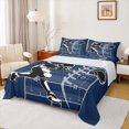 thumbnail image 1 of Homewish Football Print 4-Piece Full Size Sheets for Female Men Teens,Ball Game Bed Sheets,Sport Theme Lightweight Sheet Sets,Ultra Soft Home Decor, 1 of 7
