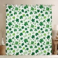 thumbnail image 1 of Homewish Four Leaf Clover Black Out Curtains For Teens Female Girls,Botanical Theme Curtains Pack of 2 (42x63 Each),Green Plants Leaves Bedroom Curtains,Lightweight Room Decor, 1 of 6