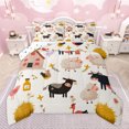 thumbnail image 1 of Homewish Funny Farm Cow Bedding Comforter Set for Kids, Kawaii Rustic Sheep Twin Comforter Sets, Cartoon Lodge Cabin Reversible Bedding Set, Super Cozy Room Decor, 2-Piece, 1 of 9