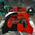 thumbnail image 1 of Homewish Gamepad Gaming Bedding Comforter Set,Modern Video Game Twin Comforter Sets,Red Black Bedding Set For Kids,Luxury Bedroom Decor Reversible,2 Pieces, 1 of 8
