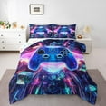 thumbnail image 1 of Homewish Gamepad Gaming Full Size Comforter Sets,Teen Video Game Bedding Comforter Set,3D Modern Geometric Bedding Sets For Boys Girls,Super Cozy Bedroom Decoration Reversible,3pcs, 1 of 8