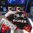 thumbnail image 1 of Homewish Gamepads Gamer 2pcs Bedding Comforter Set For Female Men Teens,Video Game Twin Comforter Sets,Abstract Game Breathable Bedding Set,Ultra Soft Home Decor,Reversible, 1 of 8