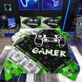 thumbnail image 1 of Homewish Gamepads Gamer 3 Pieces Queen Comforter Set For Female Men Teens,Video Game Ultra Soft Bedding Sets,Abstract Game Bedding Comforter Set,Ultra Soft Home Decor,Reversible, 1 of 8
