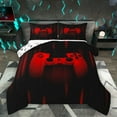 thumbnail image 1 of Homewish Geometric Striped Bedding Comforter Set,Red Game Console Twin Comforter Sets,Gamer Gaming Bedding Set For Boys,Breathable Bedroom Decorative Reversible,2pcs, 1 of 8