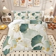 thumbnail image 1 of Homewish Ginkgo Leaves 2pcs Bedding Comforter Set For Teens Female Girls,Abstract Gradient Stripes Twin Comforter Sets,Exotic Style Breathable Bedding Set,Lightweight Room Decor,Reversible, 1 of 8