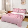 thumbnail image 1 of Homewish Girls Female Cartoon Ribbon Bow Twin Sheet Sets 3pcs,Splash Bling Glitter Twin Fitted Sheet Microfiber,Dreamy Princess Bow Knot Breathable Flat Sheet,Breathable Home Decor, 1 of 7