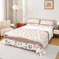 thumbnail image 1 of Homewish Girly Brown Cheetah Print Full Size Sheets, Chic Fashion Polkadots Bed Sheets, Romantic Anniversary Sheet Sets, Breathable Home Decor, 4pcs, 1 of 7