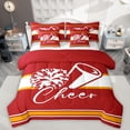 thumbnail image 1 of Homewish Girly Dreamy Dance 7-Piece Twin Bedding Sets For Female Men Teens,Cheer Team Bedding Comforter Set,Sport Theme Breathable Sheet Sets,Breathable Home Decor,Reversible, 1 of 8