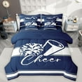 thumbnail image 1 of Homewish Girly Dreamy Dance 7pcs Bedding Comforter Set For Female Men Teens,Cheer Team Queen Bedding Sets Super Cozy,Sport Theme Queen Sheet Sets,Breathable Home Decor,Reversible, 1 of 8