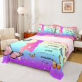 thumbnail image 1 of Homewish Girly Dreamy Dance Full Size Sheets 4-Piece for Kids Adults Teens,Cheer Team Cheerleading Breathable Bed Sheets,Flying Butterflies Lightweight Sheet Sets,Breathable Home Decor, 1 of 7