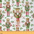 thumbnail image 1 of Homewish Girly Green Nutcracker Fabric by the Yard 2 Yards for Kids, Christmas Plant Botanical Sewing Fabric, Kawaii Cartoon Fabric for Sewing, Microfiber Bedroom Decor, 1 of 6